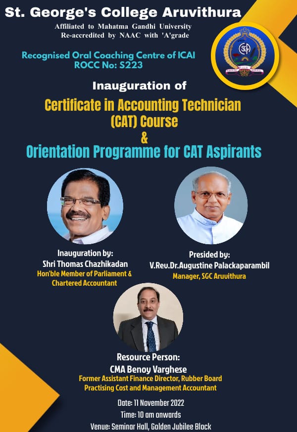 Certificate in Accounting Technician (CAT) course inauguration